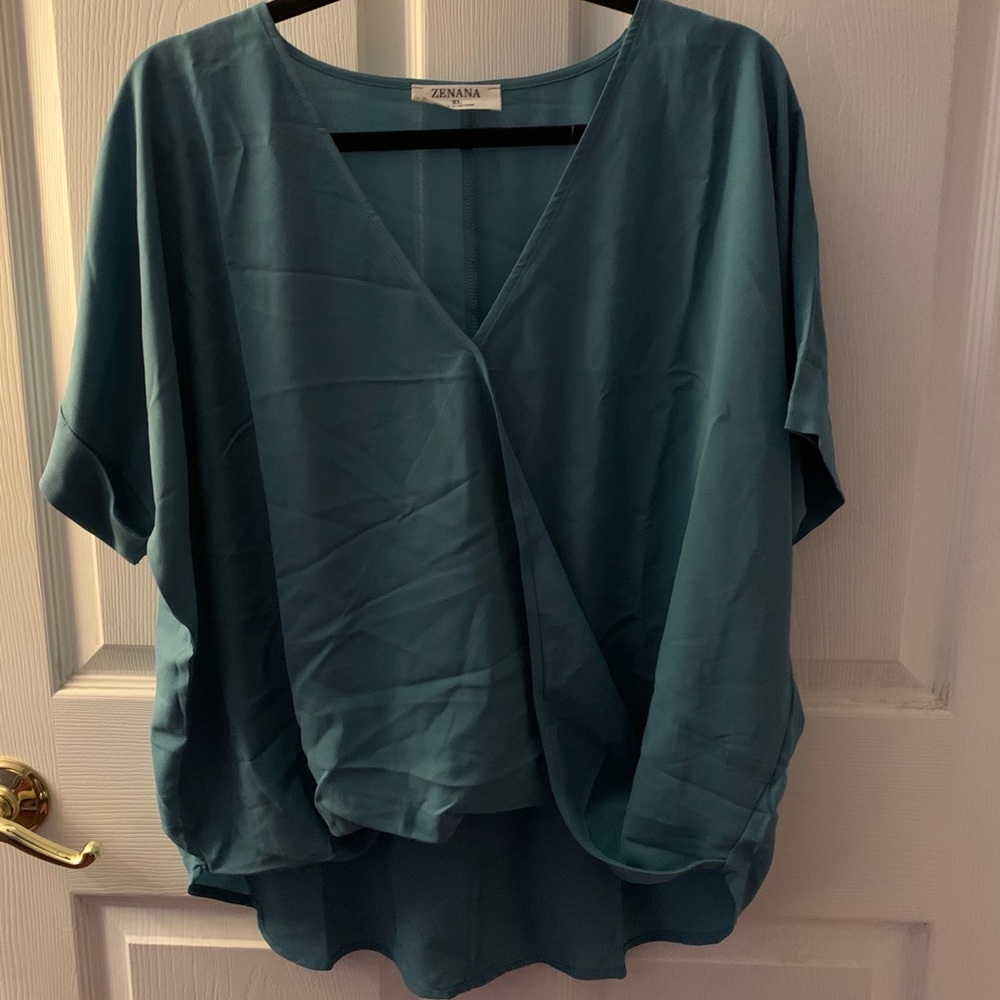 Teal Blue Shirt